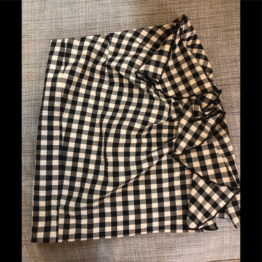 HM Gingham Mini Skirt